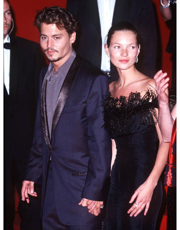 johnny depp and kate moss by annie. Couple Kate Moss and Johnny