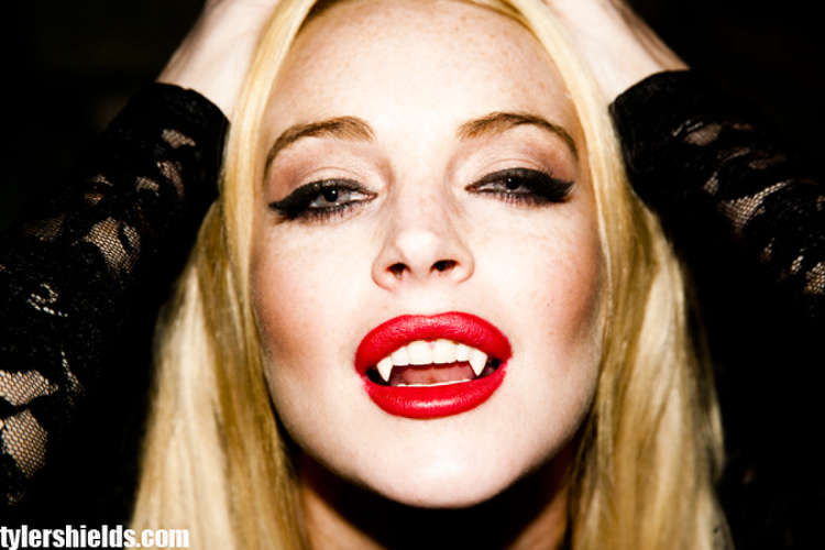 lindsay lohan vampire tyler shields. Lindsay Lohan Makes One